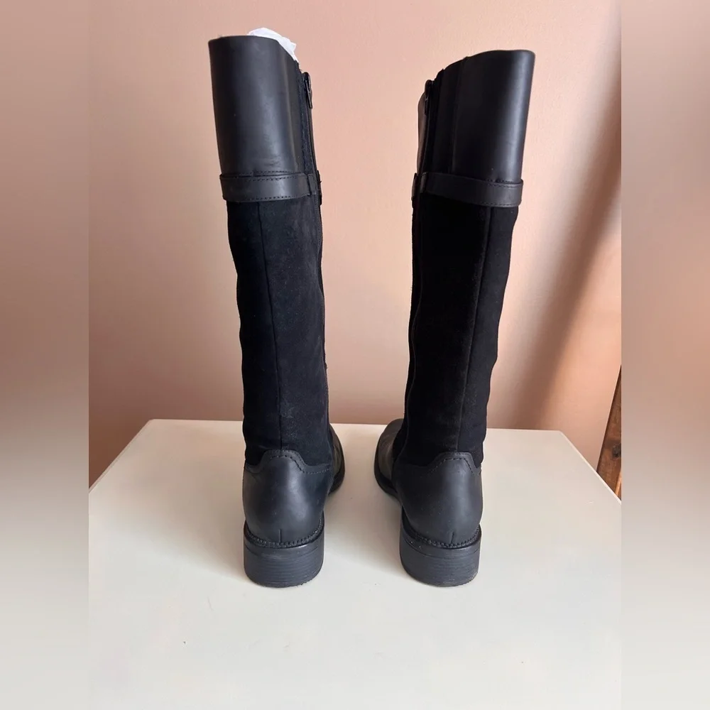 Clarks Black Riding Boots
